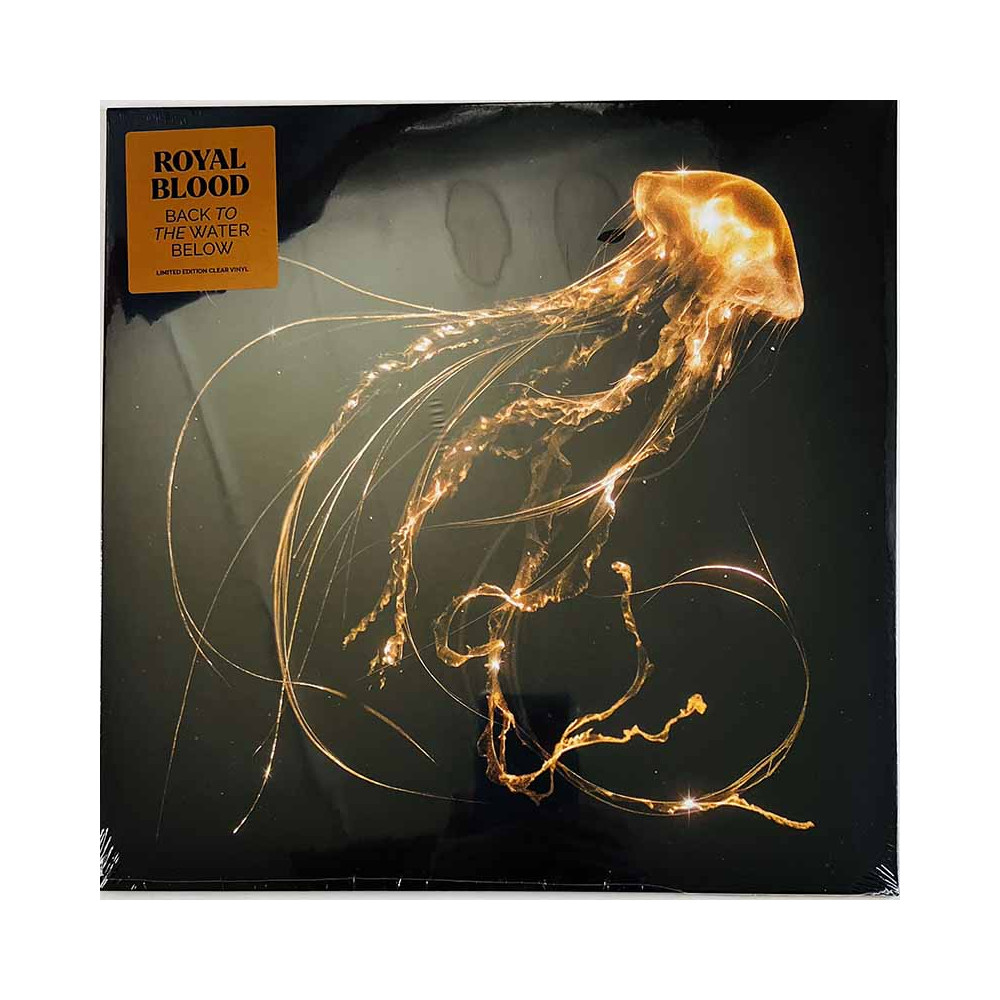 Royal Blood LP Back to the water below, clear vinyl LP