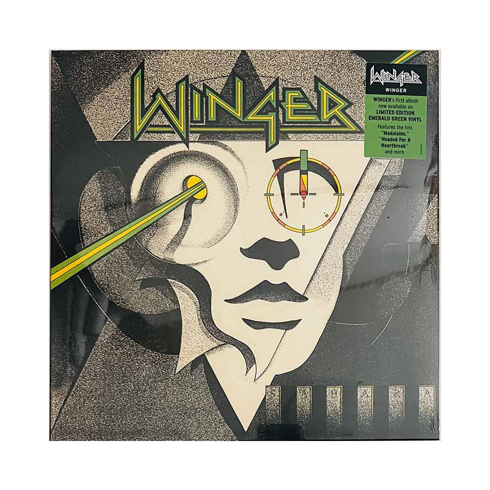 Winger LP Winger -88 green vinyl LP