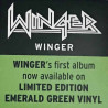 Winger LP Winger -88 green vinyl LP