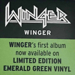 Winger LP Winger -88 green vinyl LP