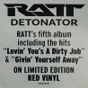 Ratt LP Detonator, limited edition red vinyl LP