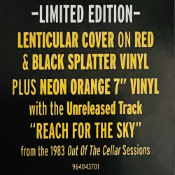 Ratt LP Out of the cellar, red & black splatter vinyl LP