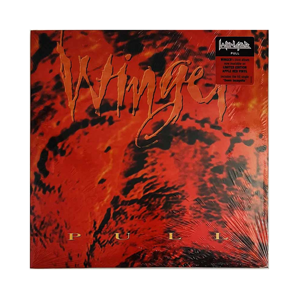 Winger LP Pull, apple red vinyl LP