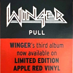 Winger LP Pull, apple red vinyl LP