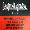 Winger LP Pull, apple red vinyl LP