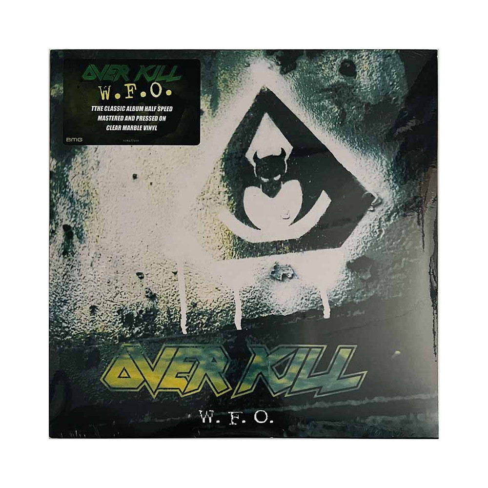 Overkill LP W.F.O., clear marbled vinyl LP