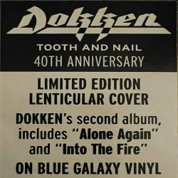 Dokken LP Tooth and nail, blue galaxy vinyl LP