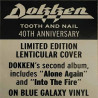 Dokken LP Tooth and nail, blue galaxy vinyl LP