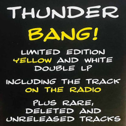 Thunder 2008 BMGCAT856DLPX Bang! limited edition yellow and white 2LP LP