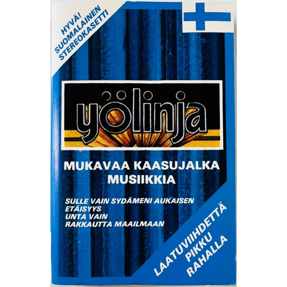 Enrico Canto, Merja Lehtinen, Kai Lind Musiikkikasetti Yölinjalla  kansi VG+ kasetti EX käytetty kasetti