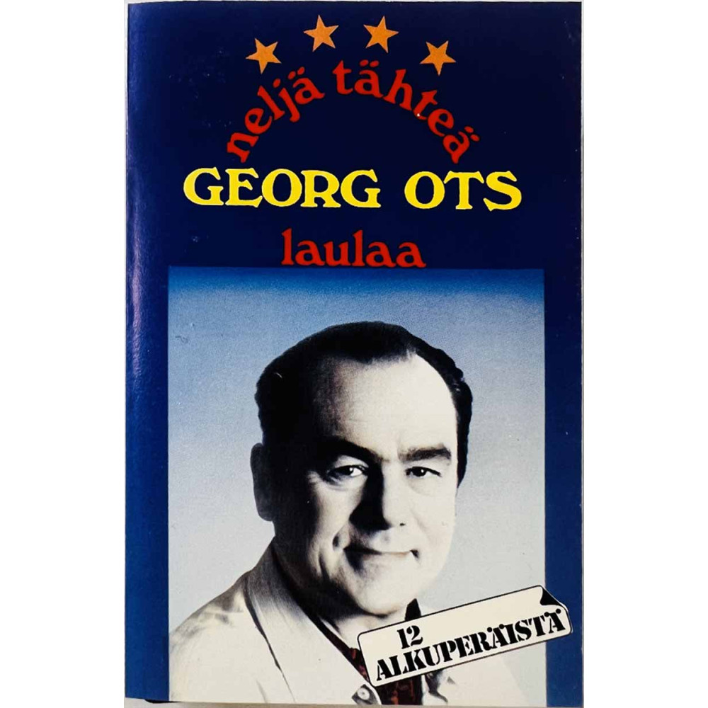 Ots Georg Musiikkikasetti Georg Ots laulaa  kansi VG kasetti EX- käytetty kasetti