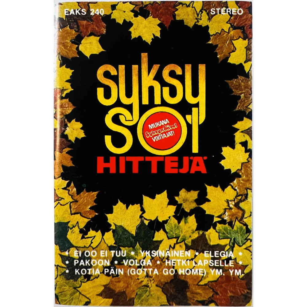Keijo Antero, Käpynen, Larry Kee Musiikkikasetti Syksy soi hittejä  kansi EX kasetti EX käytetty kasetti