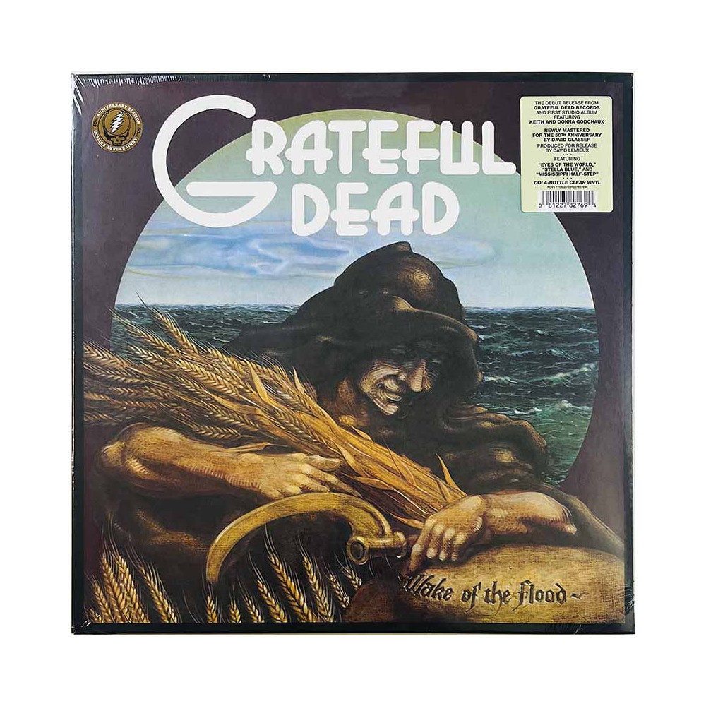 Grateful Dead vinyl LP Wake of the flood, cola-bottle clear vinyl vinyl LP