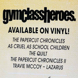 Gym Class Heroes vinyl LP The Quilt 2LP vinyl LP