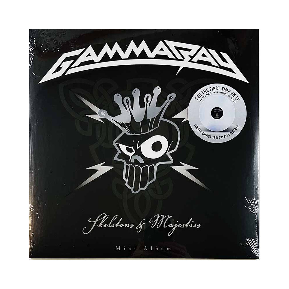 Gamma Ray vinyl LP Skeletons And Majesties, crystal clear vinyl vinyl LP