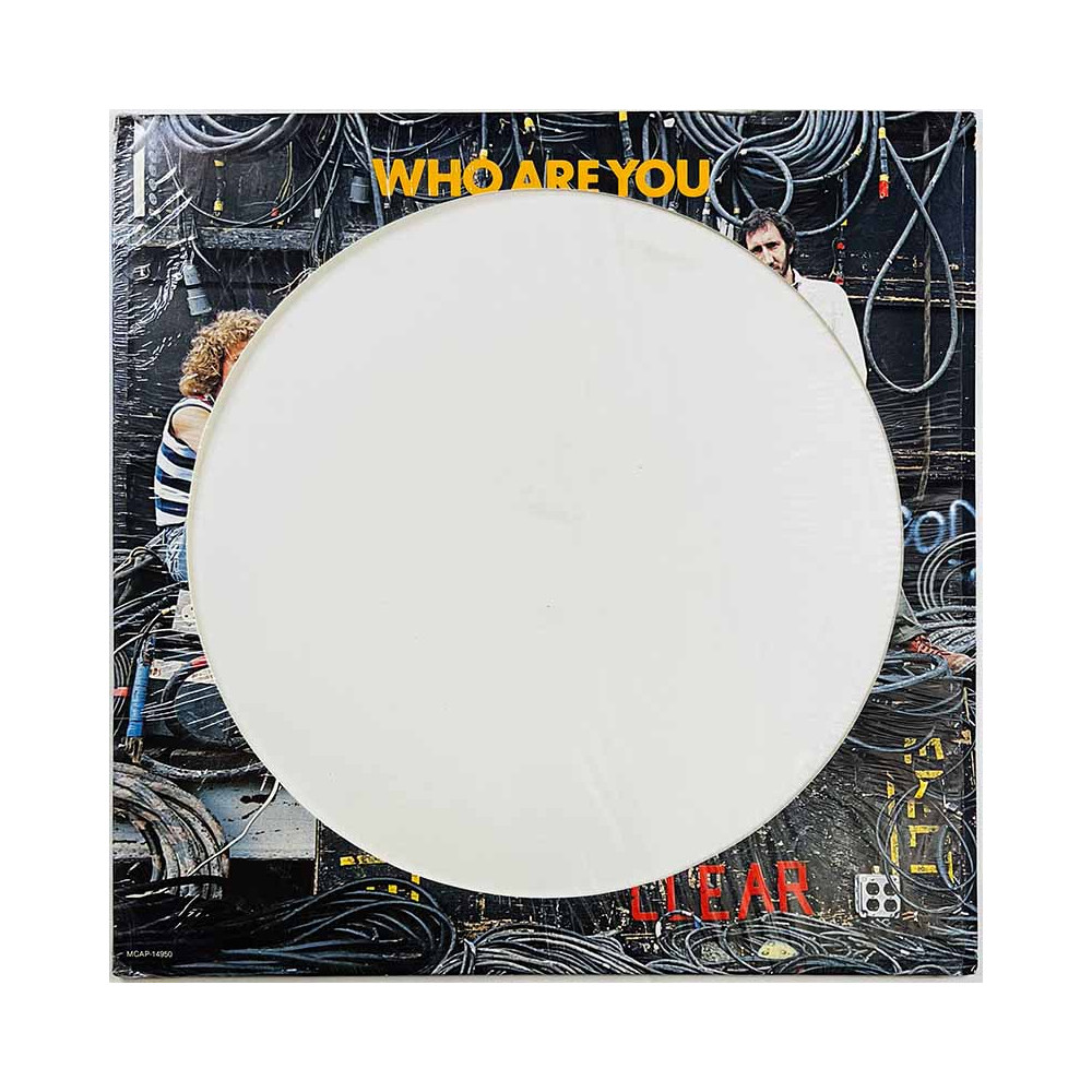 Who 1978 MCAP-14950 Who are you, kuvalevyn kansi omslag utan vinyl