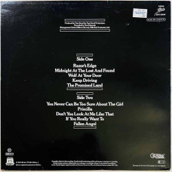 Meat Loaf LP kansi Midnight At The Lost And Found  kansi VG levy ei levyä kansi ilman levyä