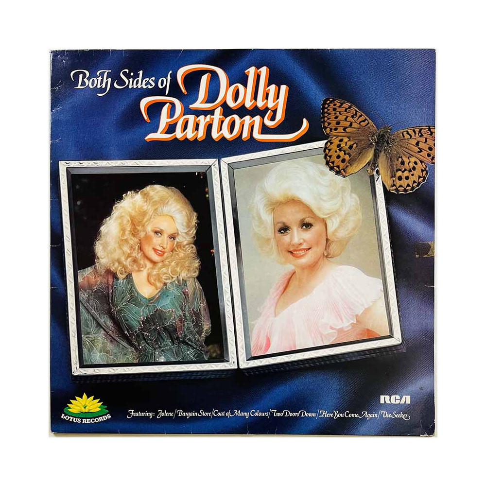 Parton Dolly LP kansi Both Sides of Dolly Parton  kansi VG levy ei levyä kansi ilman levyä