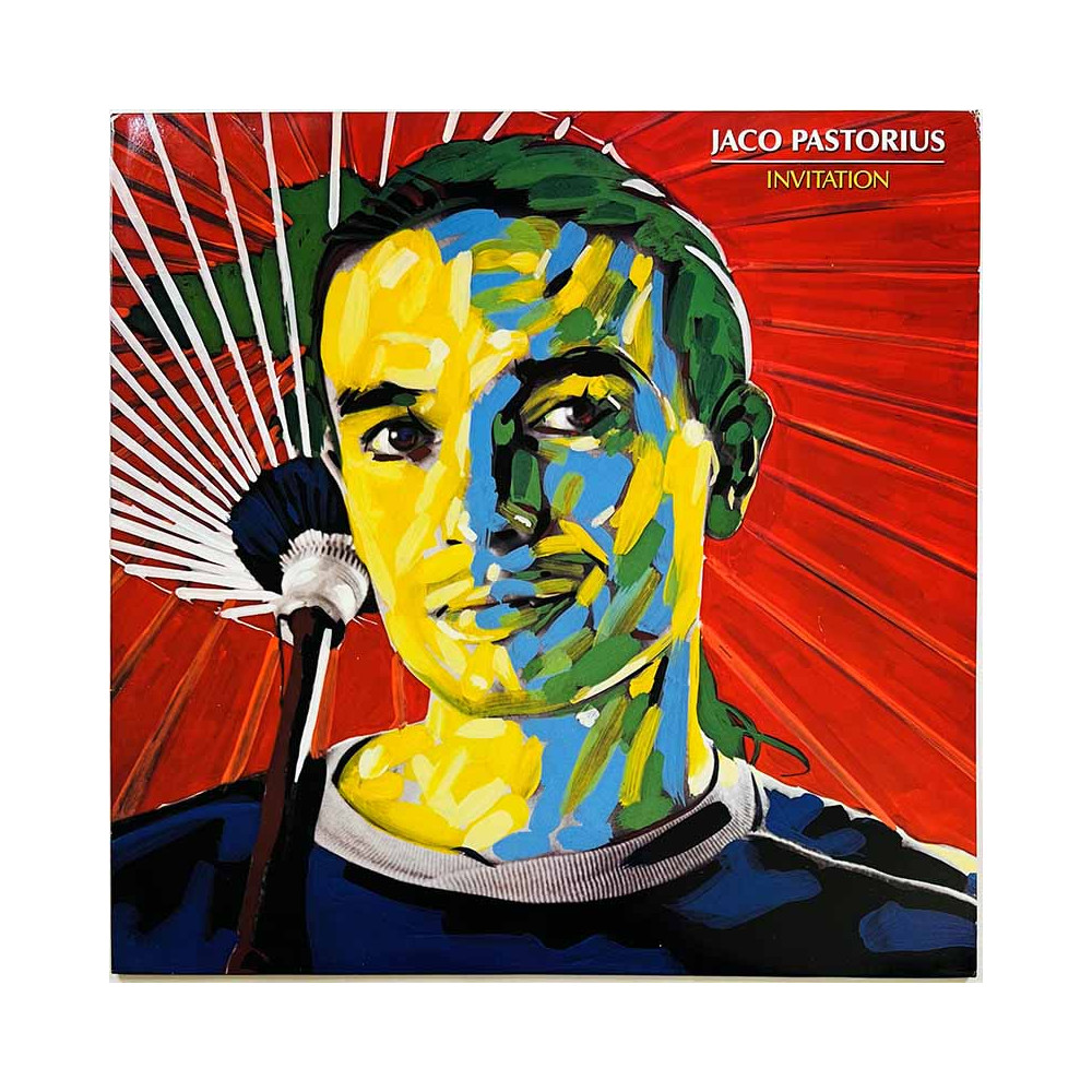 Pastorius Jaco LP kansi Invitation  kansi EX levy ei levyä kansi ilman levyä