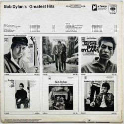 Dylan Bob LP kansi Greatest Hits  kansi VG- levy ei levyä kansi ilman levyä