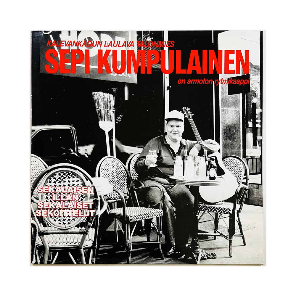 Kumpulainen Sepi 1992 FRLP-92002 Sekalaisen illan sekalaiset sekoittelut omslag utan vinyl