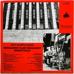 Kumpulainen Sepi 1992 FRLP-92002 Sekalaisen illan sekalaiset sekoittelut omslag utan vinyl