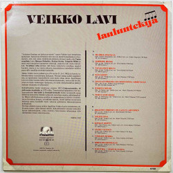 Lavi Veikko 1982 HLP 421 Lauluntekijä omslag utan vinyl