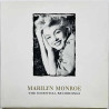 Monroe Marilyn LP kansi The Essential Recordings  kansi VG+ levy ei levyä kansi ilman levyä