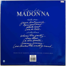 Madonna LP kansi True Blue  kansi VG+ levy ei levyä kansi ilman levyä