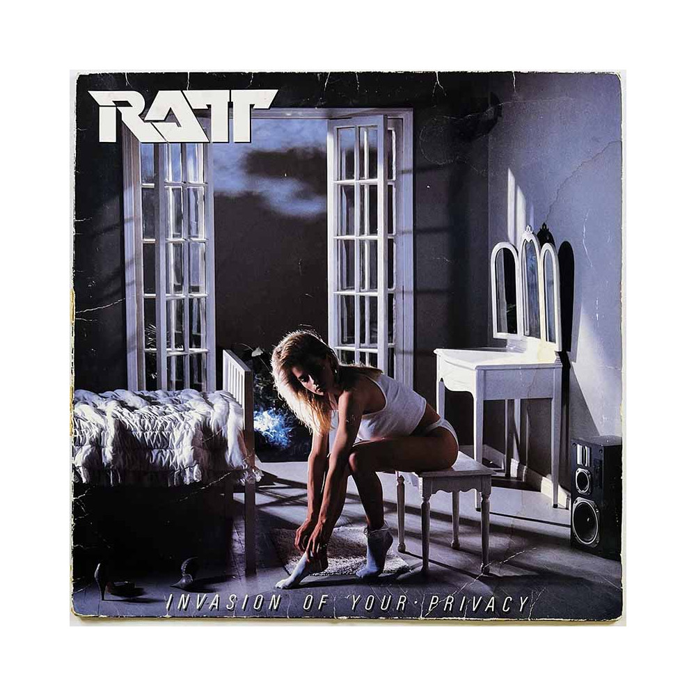 Ratt 1985 781 257-1 Invasion of your privacy omslag utan vinyl