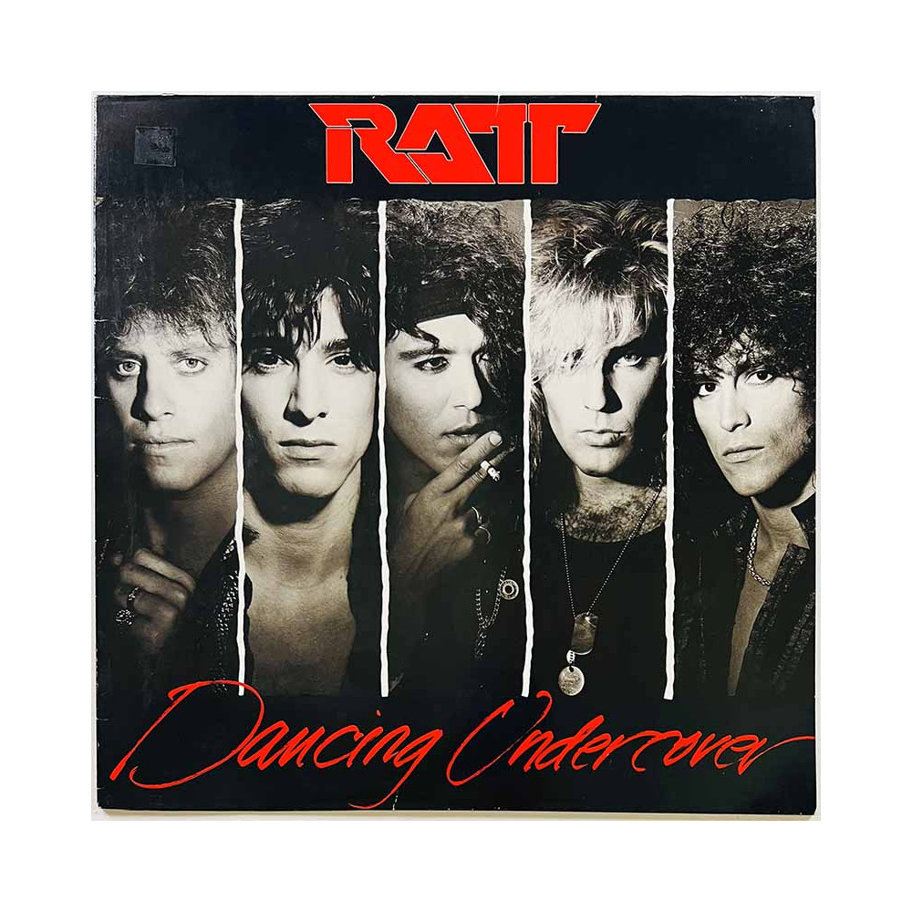 Ratt 1986 781 683-1 Dancing Undercover omslag utan vinyl