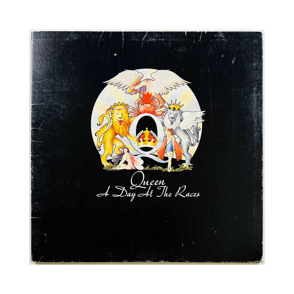 Queen LP kansi A Day At The Races  kansi VG levy ei levyä kansi ilman levyä