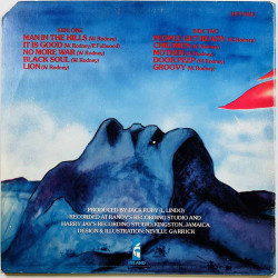 Burning Spear LP kansi Man in the Hills  kansi VG levy ei levyä kansi ilman levyä