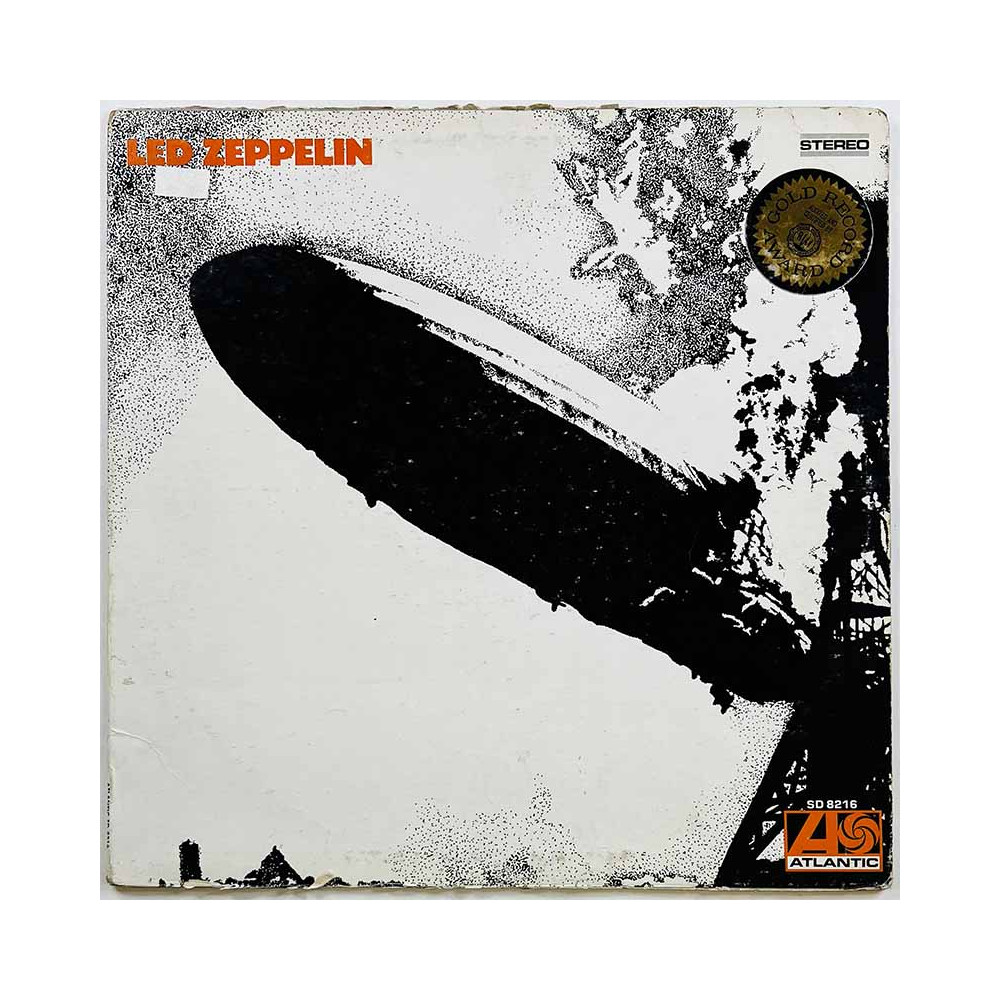 Led Zeppelin 1969 SD 8216 Led Zeppelin omslag utan vinyl