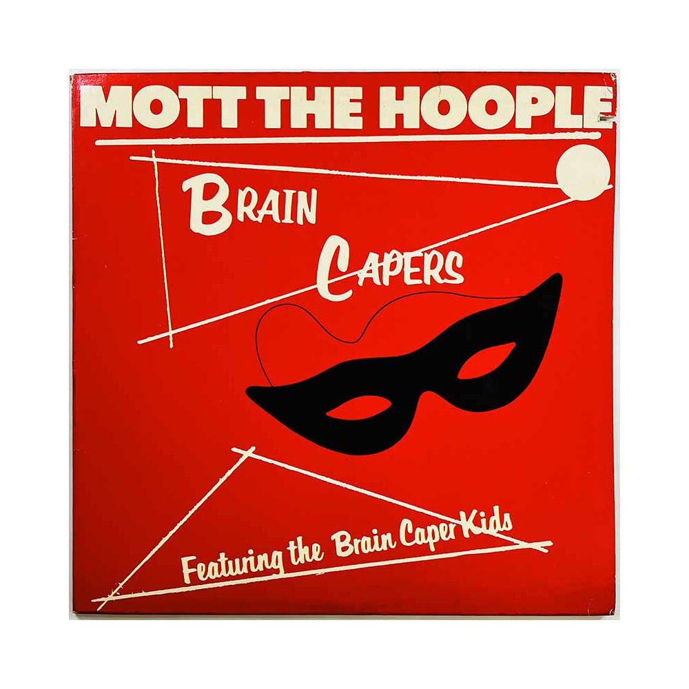 Mott the Hoople LP kansi Brain Capers  kansi VG+ levy ei levyä kansi ilman levyä