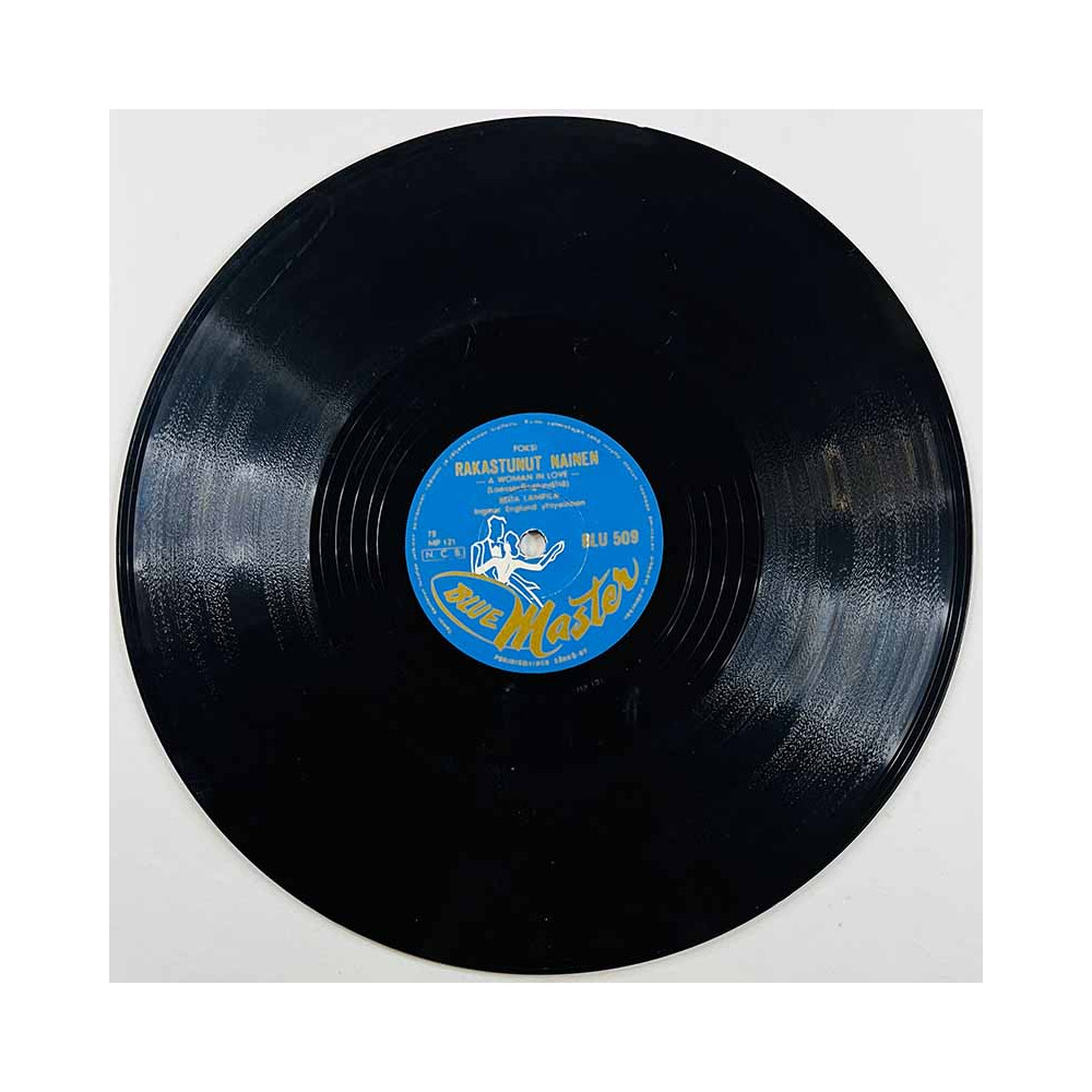 Lampila Seija Käytetty 78-kierros savikiekkolevy Rakastunut nainen / Tähti, jolta toivoit iltaisin  kansi paperikansi/muovitasku