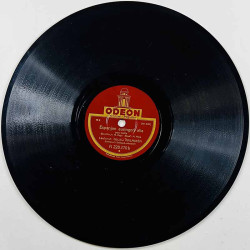 Malmstén Georg Käytetty 78-kierros savikiekkolevy Pikku Kaarina / Espanjan auringon alla  kansi paperikansi/muovitasku levy VG- 