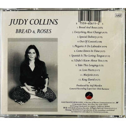 Collins Judy CD Bread & Roses  kansi EX levy VG+ Käytetty CD