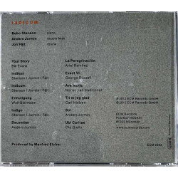 Bobo Stenson Trio CD Indicum  kansi EX- levy VG+ Käytetty CD