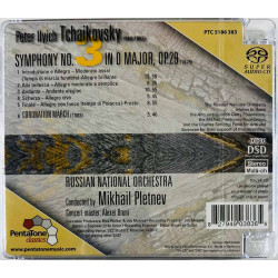 Tchaikovsky Peter Ilyich 2010 PTC 5186 383 Symphony 3 In D Major, Super Audio CD CD Begagnat