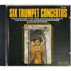 Crispian Steele-Perkins CD Six Trumpet Concertos  kansi EX levy EX Käytetty CD