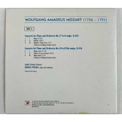 Mozart, Murray Perahia CD Concerots for piano and orchestra disc 5  kansi EX levy EX Käytetty CD