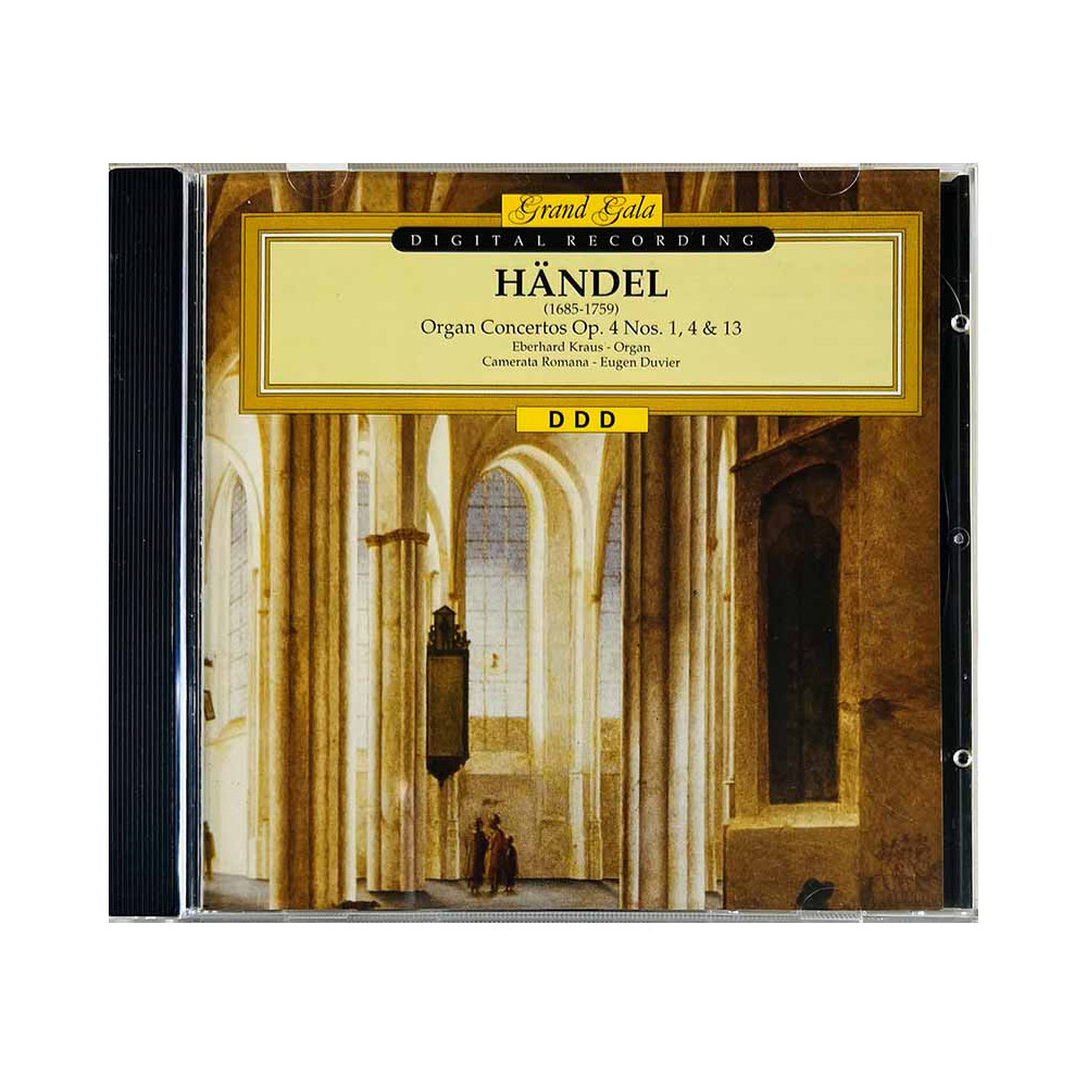 Händel 1991 DGL 2116 Organ Concertos Op. 4 Nos. 1, 4 & 13 CD Begagnat