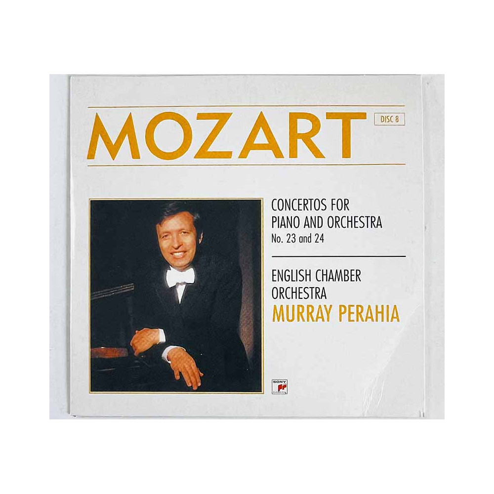 Mozart CD Concerots for piano and orchestra disc 8  kansi EX levy EX Käytetty CD