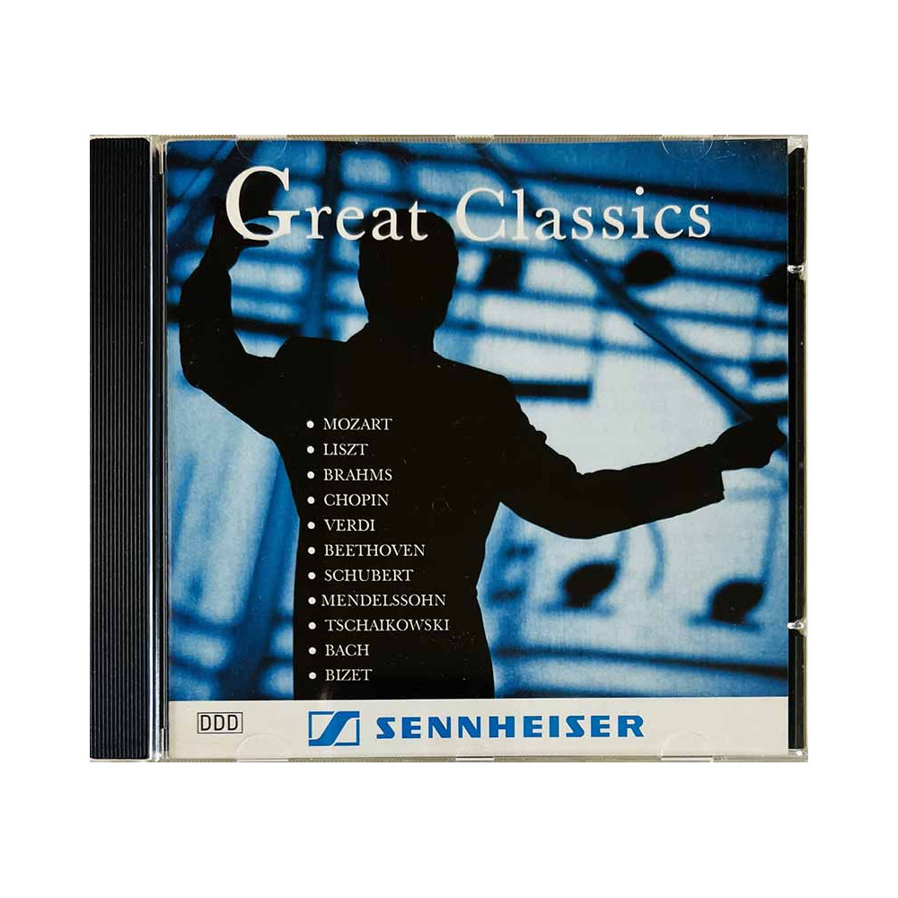 Mozart, Liszt, Brahms, Chopin, Verdi ym. CD Great Classics  kansi EX levy EX Käytetty CD