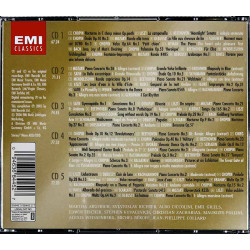 Chopin, Beethoven, Mozart, Liszt ym. CD Best Of Piano 5CD  kansi VG+ levy EX Käytetty CD