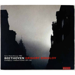 Beethoven, Grigory Sokolov CD Diabelli Variations Op. 120  kansi EX levy EX Käytetty CD