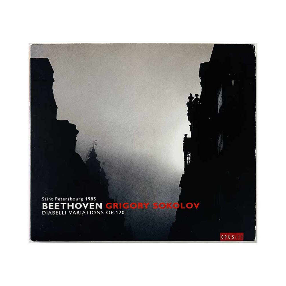 Beethoven, Grigory Sokolov CD Diabelli Variations Op. 120  kansi EX levy EX Käytetty CD