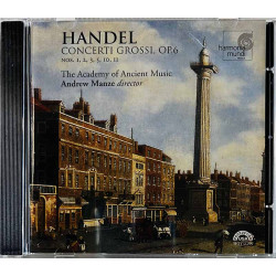 Handel, Andrew Manze CD Concerti Grossi OP.6 Nos. 1, 2, 3, 5, 10, 11  kansi EX levy EX Käytetty CD