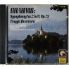 Brahms 1987 PCD 857 Symphony No.2 In D, Op. 73 Tragic Overture CD Begagnat